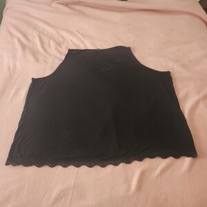 Lacey Black Tank Top